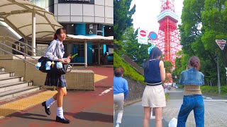 [4K]🇯🇵Tokyo Walk Long - Shimbashi to Akabanebashi: Cosmos and Tokyo Tower - Sep. 2024