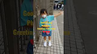 Little cute girls say! Good morning Philippines😍#trending #viral #shortvideo #shortrending #video