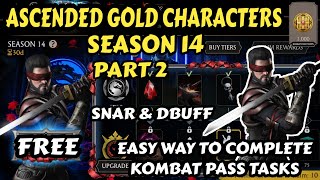 How To Earn | Kombat Pass S14 Part 2 | New Task Complete Easy Way | Mk Mobile