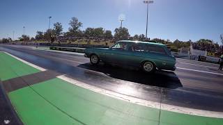 Aaron Schubert XR Wagon 393 Clevo 11.07 @ 121.88mph  @ The all Ford day 2018