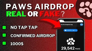 Paws telegram bot | Paws airdrop withdraw | Paws airdrop real or fake | Paws friends not showing