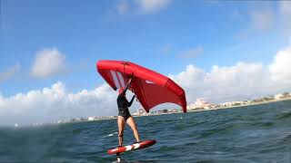 Winging Downwinder on  the West Coast of Florida