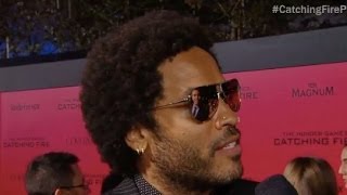 Lenny Kravitz Interview at 'Catching Fire' US Premiere