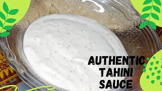 Authentic Tahini Sauce |Easy homemade Tahini Recipe|Tahini Sauce Recipe |Shawarma Sauce |tahini