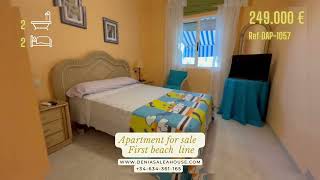 Apartment with 2 bedrooms and 2 bathrooms in first beach line  DAP-1057