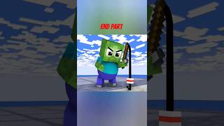 Monster School. Zombie And His Friends Escaped The Danger Minecraft animation #minecraft #animation