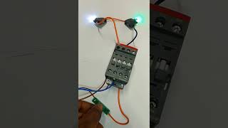 Switch Lights With Contactors||#shorts