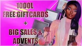 1000L GIFTCARDS, ADVENT CALENDARS, & HOLIDAY SALES 2022 | SECOND LIFE