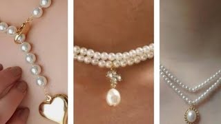 pearl necklace designs || necklace designs || beautiful necklace designs #necklace