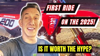 First Ride on The 2025 Honda CRF 450R | Worth The Hype?