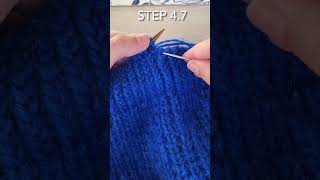 Easy Evening Sweater Step 4.7 - 5.2