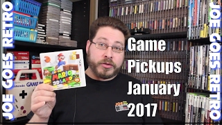 Game Pickups -  February 2017 - NES, Game Gear & More! - Joe Goes Retro