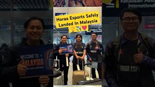 HORAA Esports Safely Landed In Malaysia 🏆#pubgmobile #pubgm #horaaesports #cr7horaa