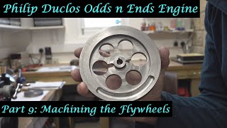 #MT41 Part 9 - Philip Duclos Odds n Ends Engine. Machining a Flywheel. In 4K by Andrew Whale.