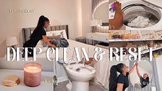 EXTREME DEEP CLEAN & RESET WITH ME | cleaning motivation, laundry, new smells, holiday decor & more!