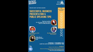 Successful Business Presentation &  Public Speaking Tips