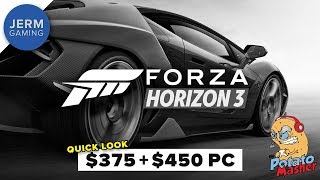 Forza Horizon 3 on $375 and $450 budget PCs - 4K, 1440p, and 1080p!