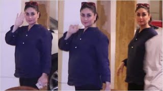 PREGNANT Kareena Kapoor Posing With HUGE Baby Bump WIth Hubby Saif Ali Khan