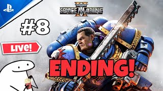 Warhammer 40k Space Marine 2 PS5 FINAL ENDING LIVE Gameplay! 🚀 PART 8💥 1080p 60fps ( NO Commentary )