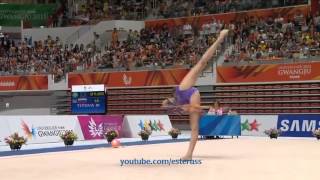 Maria Titova Hoop Final - Universiade 2015