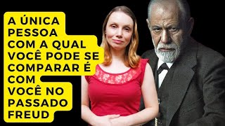 FREUD A ÚNICA PESSOA COM A QUAL VOCÊ PODE SE COMPARAR É COM VOCÊ NO PASSADO#freud#psicanalise#