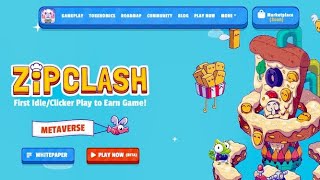 ZipClash | First Play2Earn Clicker/Idle Game