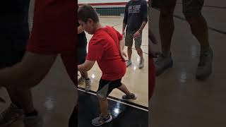 Basketball skills. #specialneeds #fun #basketball #skills #practice #shortvideo #shorts #ticktock