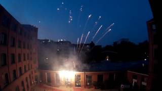 Phorms School Berlin-Mitte , 10th anniversary, fireworks,  03.06.2016