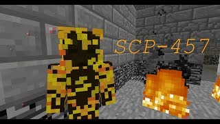 Minecraft - SCP-457 {Burning Man} Test