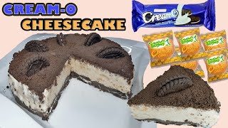 CREAM-O OREO CHEESECAKE ICE CREAM CAKE | HOW TO MAKE CHEESECAKE | 3 INGREDIENTS ONLY