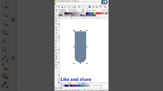 New 3d design in Corel draw #shorts #videos #coreldraw #tutorial .