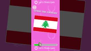 Name The Country By Their Country Flag In 3 Seconds⏱🚩✅