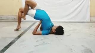 ARTISTIC YOGA Solo by Sneha Snha Age 19  ArtisticYogaCup 2020 AMATEUR-INDIA Federation of India