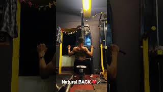 Natural Body 🔥 Gym motivation Status Back Workout Shorts #back-workout #abhishekyadav #stunnerharsh