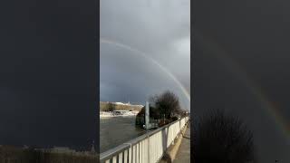 Arc en ciel sur la Seine à Paris