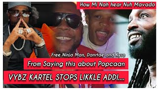 Vybz Kartel, Likkle Addi Sends MESSAGE About Popcaan and Mavado, Ninja Man and More!!