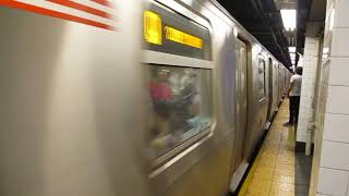 Q train at Atlantic Avenue-Barclays Center (Brighton Line)