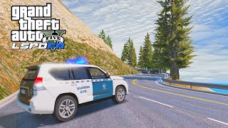 ( NUEVO MAPA ) GUARDIA CIVIL - PUERTO de MONTAÑA  | (LSPDFR #1015)