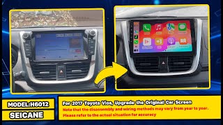 Carplay Upgrade Unleashed! Replace Your 2017 Toyota Vios radio with 13" Android car Stereo