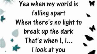 Miley Cyrus When I look at you With Lyrics HQ