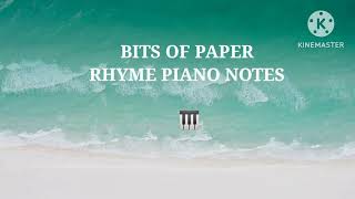 Piano Notes@BITS OF PAPER