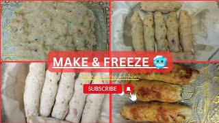 Chicken Seekh Kabab with freezing idea tasty ,soft and juicy || @ghazalainthekitchen ||