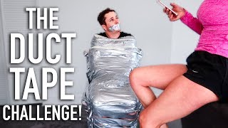 GIRLFRIEND DUCT TAPES BOYFRIEND TO CHAIR!! (CHALLENGE)