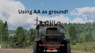 Using AA on the ground!