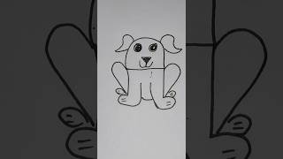 how to draw dog | how to draw dog for kids| how to draw dog using H letter step by step dog drawing