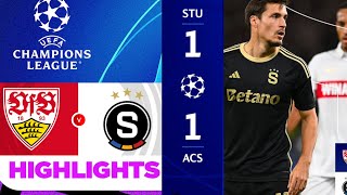 Stuttgart vs Sparta Praha (1-1) Highlights | Champions League 2024 | VfB Stuttgart Sparta Prague