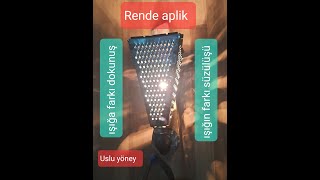 #Rende #ışık #light #grater  Rendeden aplik