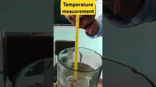 Temp measurement #expermient #shortviral #@VIGYANEXPERT001