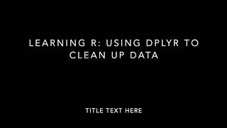 Learning R: 14 Using Dplyr to analyze baseball MLB data