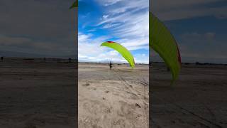 Crosswind Paramotor Forward Launch! On the NEW Gin CARVE 2 16sqm!